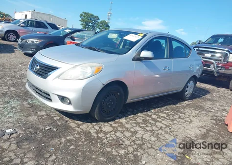 2012 Nissan Versa 1.6 Sl из США, поврежденный, VIN 3N1CN7AP9CL908895
